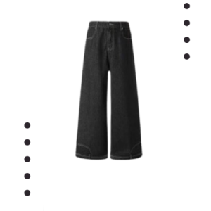 Quần Jeans Cạp Ngược  Unisex Nam Nữ