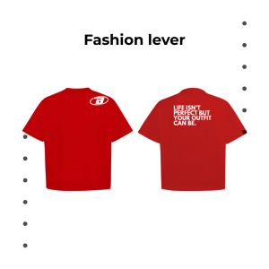 áo thun đỏ nam nữ form rộng cotton